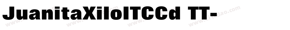 JuanitaXiloITCCd TT字体转换